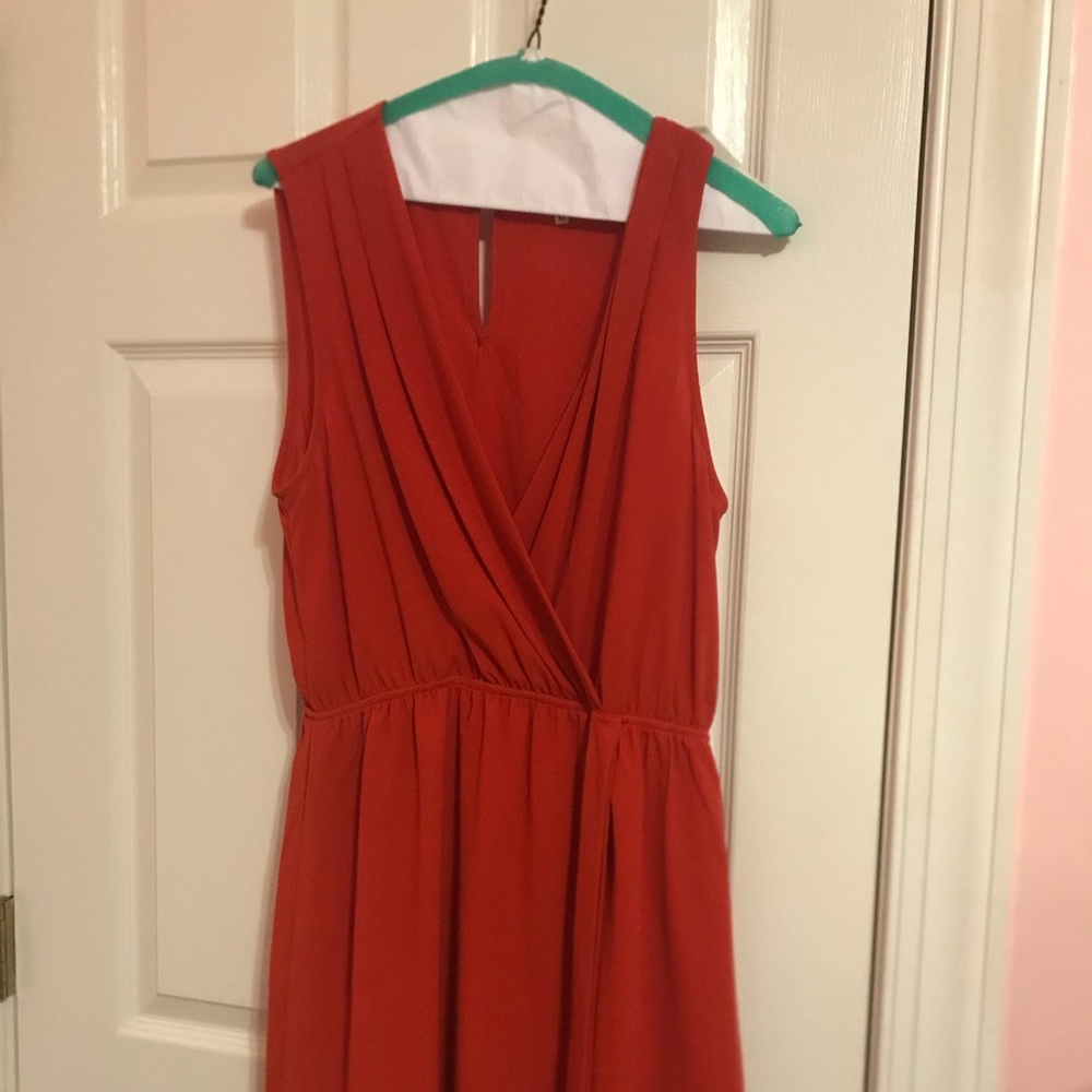 Orange Dress- Great for Game Day! Above the Knee